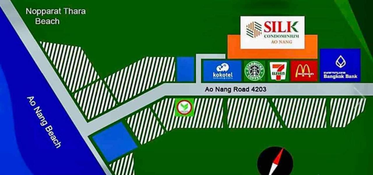 A402-Silk Condo Aonang-Sea View-5 Mins Walk To Beach Ao Nang Luaran gambar